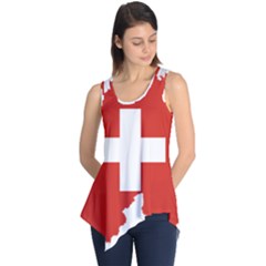 Switzerland Country Europe Flag Sleeveless Tunic by Sapixe