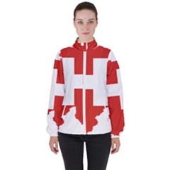 Switzerland Country Europe Flag Women s High Neck Windbreaker by Sapixe