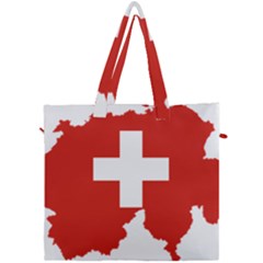 Switzerland Country Europe Flag Canvas Travel Bag by Sapixe