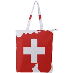 Switzerland Country Europe Flag Double Zip Up Tote Bag by Sapixe