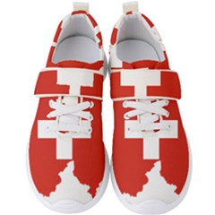 Switzerland Country Europe Flag Men s Velcro Strap Shoes by Sapixe