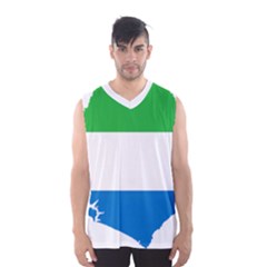 Sierra Leone Flag Map Geography Men s Sportswear by Sapixe