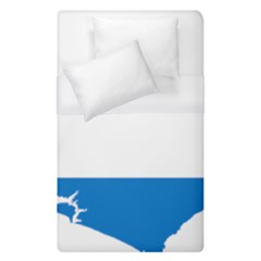 Sierra Leone Flag Map Geography Duvet Cover (single Size) by Sapixe