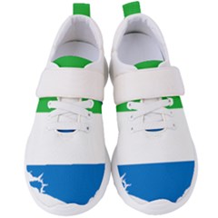 Sierra Leone Flag Map Geography Women s Velcro Strap Shoes by Sapixe