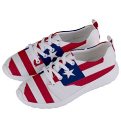 Liberia Flag Map Geography Outline Women s Lightweight Sports Shoes by Sapixe