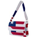 Liberia Flag Map Geography Outline Full Print Messenger Bag View1