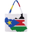 South Sudan Flag Map Geography Mini Tote Bag View1