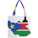 South Sudan Flag Map Geography Mini Tote Bag View2