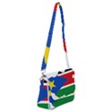 South Sudan Flag Map Geography Shoulder Bag with Back Zipper View1