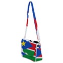 South Sudan Flag Map Geography Shoulder Bag with Back Zipper View2