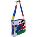 South Sudan Flag Map Geography Cross Body Office Bag View2