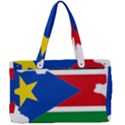 South Sudan Flag Map Geography Canvas Work Bag View1