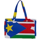 South Sudan Flag Map Geography Canvas Work Bag View2