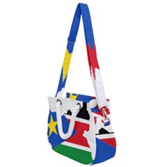 South Sudan Flag Map Geography Rope Handles Shoulder Strap Bag