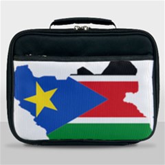 South Sudan Flag Map Geography Lunch Bag by Sapixe