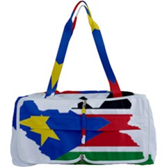 South Sudan Flag Map Geography Multi Function Bag by Sapixe