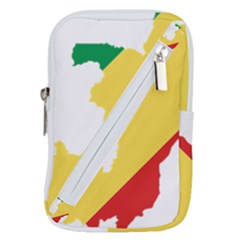 Congo Flag Map Geography Outline Belt Pouch Bag (large)