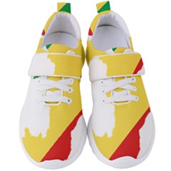 Congo Flag Map Geography Outline Women s Velcro Strap Shoes by Sapixe