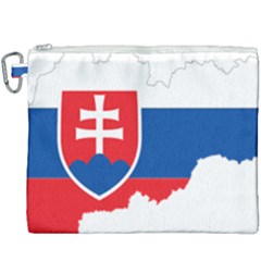 Slovakia Country Europe Flag Canvas Cosmetic Bag (xxxl) by Sapixe