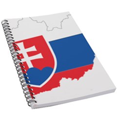 Slovakia Country Europe Flag 5 5  X 8 5  Notebook by Sapixe