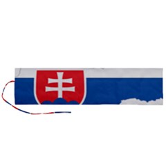 Slovakia Country Europe Flag Roll Up Canvas Pencil Holder (l) by Sapixe