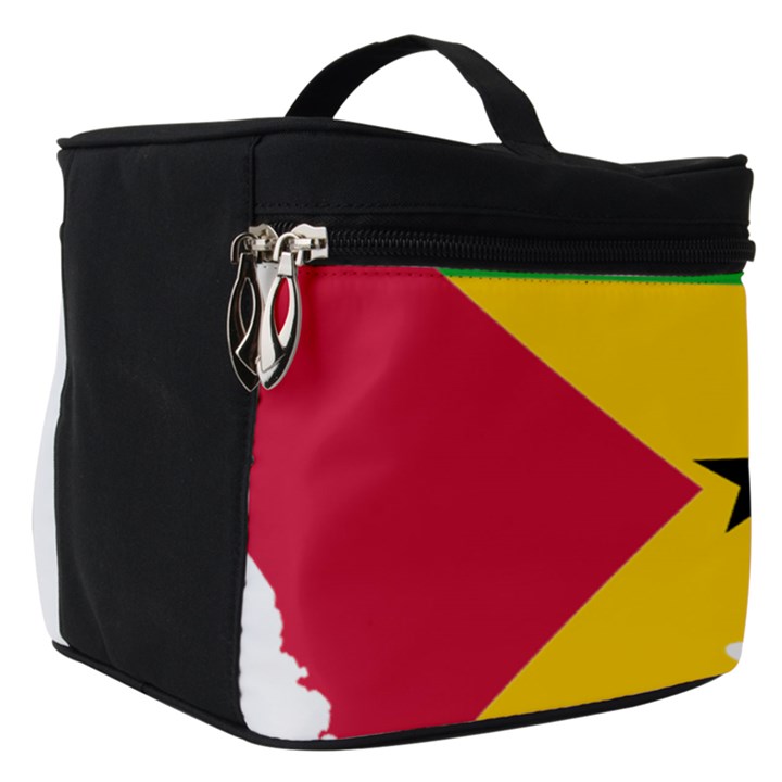 Sao Tome Principe Flag Map Make Up Travel Bag (Small)