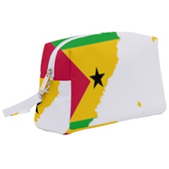 Sao Tome Principe Flag Map Wristlet Pouch Bag (large) by Sapixe