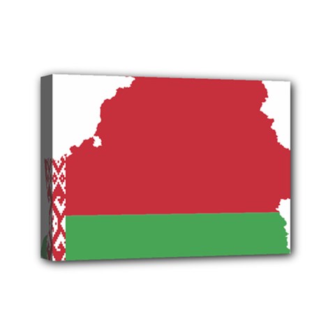 Belarus Country Europe Flag Mini Canvas 7  X 5  (stretched) by Sapixe