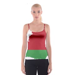 Belarus Country Europe Flag Spaghetti Strap Top by Sapixe