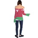 Belarus Country Europe Flag Off Shoulder Long Sleeve Top View2