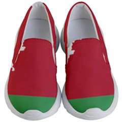 Belarus Country Europe Flag Kids  Lightweight Slip Ons by Sapixe