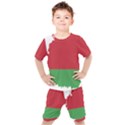 Belarus Country Europe Flag Kids  Tee and Shorts Set View1