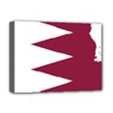 Borders Country Flag Geography Map Qatar Deluxe Canvas 16  x 12  (Stretched)  View1