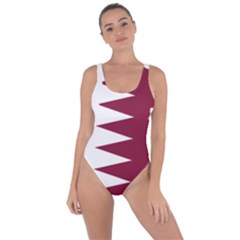 Borders Country Flag Geography Map Qatar Bring Sexy Back Swimsuit by Sapixe