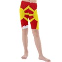 Macedonia Country Europe Flag Kids  Mid Length Swim Shorts View1