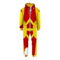 Macedonia Country Europe Flag Hooded Jumpsuit (Kids) View1