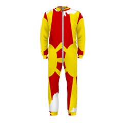 Macedonia Country Europe Flag Onepiece Jumpsuit (kids) by Sapixe