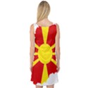 Macedonia Country Europe Flag Sleeveless Satin Nightdress View2