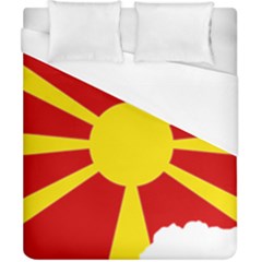 Macedonia Country Europe Flag Duvet Cover (california King Size) by Sapixe