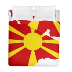 Macedonia Country Europe Flag Duvet Cover Double Side (full/ Double Size)