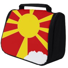 Macedonia Country Europe Flag Full Print Travel Pouch (big) by Sapixe