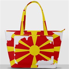 Macedonia Country Europe Flag Back Pocket Shoulder Bag 