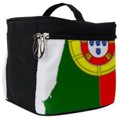 Portugal Flag Borders Cartography Make Up Travel Bag (big)