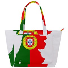 Portugal Flag Borders Cartography Back Pocket Shoulder Bag  by Sapixe