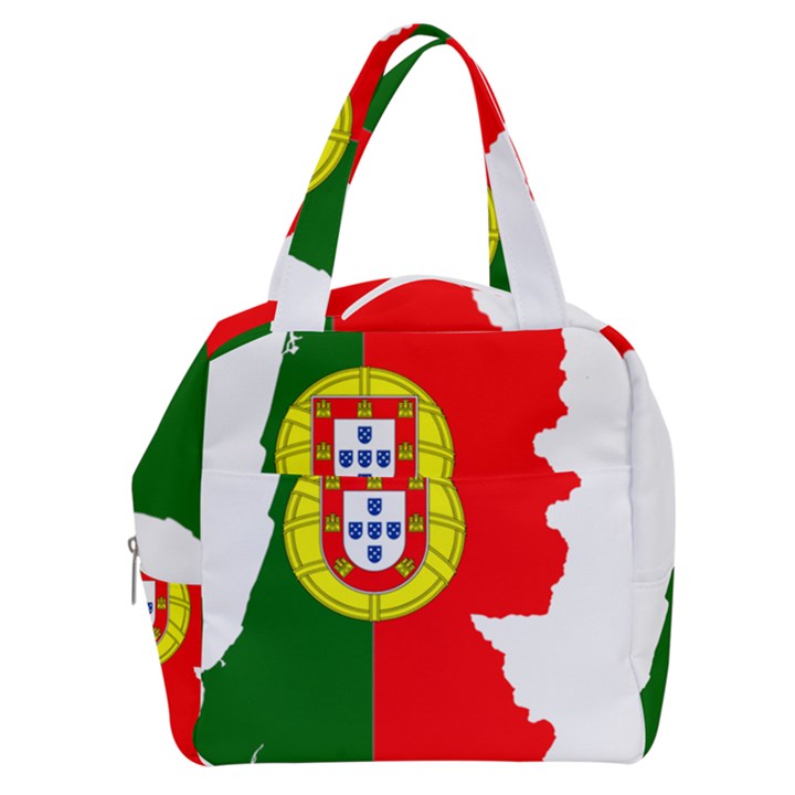 Portugal Flag Borders Cartography Boxy Hand Bag