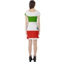 Equatorial Guinea Flag Map Short Sleeve Skater Dress View2