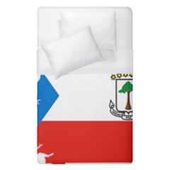 Equatorial Guinea Flag Map Duvet Cover (single Size) by Sapixe