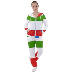 Equatorial Guinea Flag Map Women s Tracksuit by Sapixe