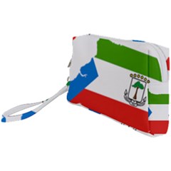 Equatorial Guinea Flag Map Wristlet Pouch Bag (small)