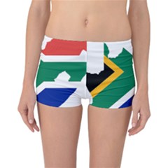 Africa Borders Country Flag Reversible Boyleg Bikini Bottoms by Sapixe